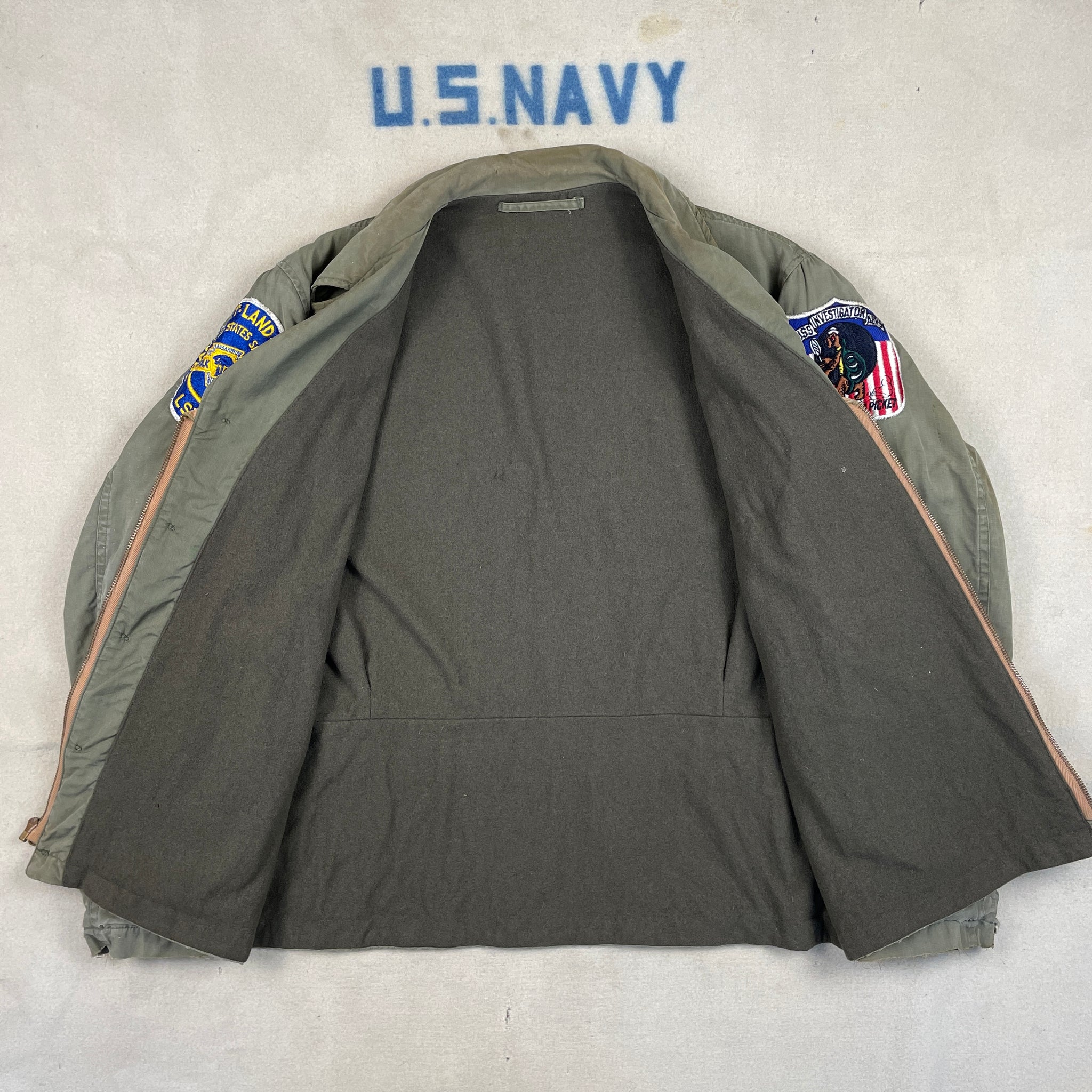 US Navy N4 Deck Jacket Patched – The Major's Tailor