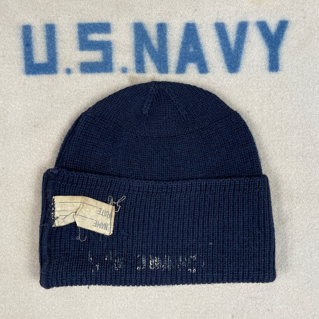 US Navy WW2 Watch Cap - Mint Condition