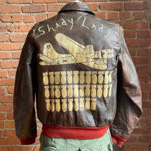 Load image into Gallery viewer, Beauiful WW2 USAAF A2 Jacket - Shady Lady
